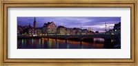 Framed River Limmat Zurich Switzerland