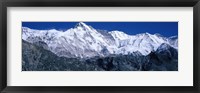 Framed Cho Oyu from Goyko Valley Khumbu Region Nepal