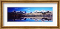 Framed Little Redfish Lake Mountains ID USA