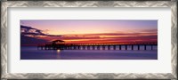 Framed Sunset Mobile Pier AL USA