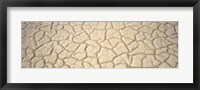 Framed Dried Mud Death Valley CA USA