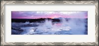 Framed Sunset, Norris Geyser Basin, Wyoming, USA