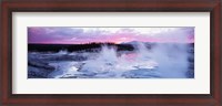 Framed Sunset, Norris Geyser Basin, Wyoming, USA