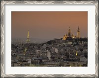 Framed Eiffel Tower Sacred Heart Paris France