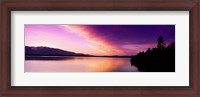 Framed Sunset Jackson Lake Grand Teton National Park WY USA