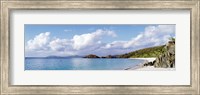 Framed High angle view of the beach, Trunk Bay, St John, US Virgin Islands