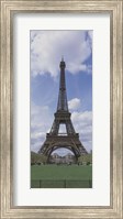Framed Low angle view of a tower, Eiffel Tower, Paris, Ille-De-France, France