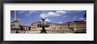 Framed Fountain in front of a palace, Schlossplatz, Stuttgart, Germany