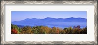 Framed Lake George, Adirondack Mountains, New York State, USA