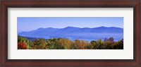 Framed Lake George, Adirondack Mountains, New York State, USA