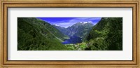 Framed Geirangerfjord, Flydalsjuvet, More Og Romsdal, Norway