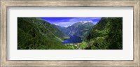 Framed Geirangerfjord, Flydalsjuvet, More Og Romsdal, Norway
