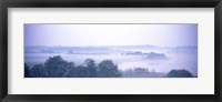 Framed Foggy Landscape Northern Germany
