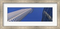 Framed Low Angle View Of Bank Buildings, Frankfurt, Germany