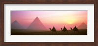 Framed Giza Pyramids Egypt