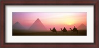 Framed Giza Pyramids Egypt