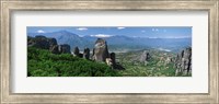 Framed Meteora Monastery Greece