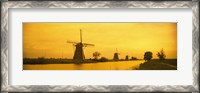 Framed Windmills Netherlands