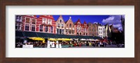 Framed Street Scene Brugge Belgium