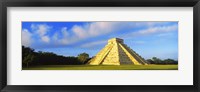 Framed Pyramid in a field, Kukulkan Pyramid, Chichen Itza, Yucatan, Mexico