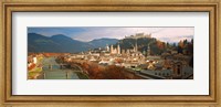 Framed Cityscape Salzburg Austria