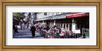 Framed Street Scene Paris France