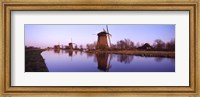 Framed Windmills Schemerhorn The Netherlands