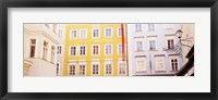 Framed Austria, Salzburg, Mozart's Birthplace, Low angle view of the apartments