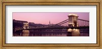 Framed Hungary, Budapest, Szechenyi Lanchid