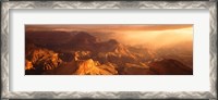 Framed Sunrise View From Hopi Point Grand Canyon AZ