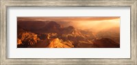 Framed Sunrise View From Hopi Point Grand Canyon AZ