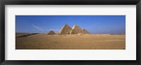 Framed Great Pyramids Giza Egypt