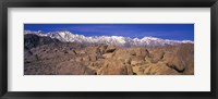Framed Sierra Mountains, Owens Valley, California, USA