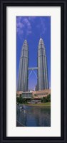 Framed Petronas Twin Towers, Kuala Lumpur, Malaysia