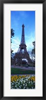 Framed Eiffel Tower Paris France (horizontal)