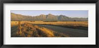 Framed Road running through a farm, South Africa