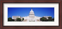 Framed Facade of a government building, Capitol Building, Capitol Hill, Washington DC, USA