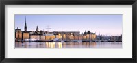 Framed Buildings on the waterfront, Old Town, Stockholm, Sweden