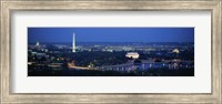 Framed Panoramic view of Washington DC