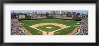 Framed Cubs playing in Wrigely Field, USA, Illinois, Chicago