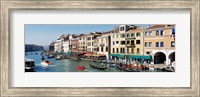 Framed High angle view of a canal, Grand Canal, Venice, Italy