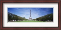 Framed Eiffel Tower from a Distance, Paris, France