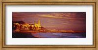 Framed High angle view of a beach, Sitges, Spain