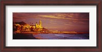 Framed High angle view of a beach, Sitges, Spain