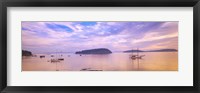 Framed Frenchman Bay, Bar Harbor, Maine, USA