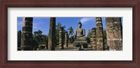 Framed Temple, Wat Mahathat, Sukhothai, Thailand