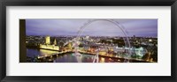 Framed High Angle View Of The Millennium Wheel, London, England, United Kingdom