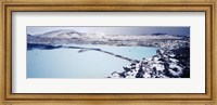 Framed High angle view of a hot spring, Iceland