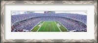 Framed NFL Football, Ericsson Stadium, Charlotte, North Carolina, USA