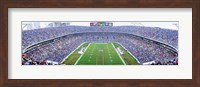 Framed NFL Football, Ericsson Stadium, Charlotte, North Carolina, USA